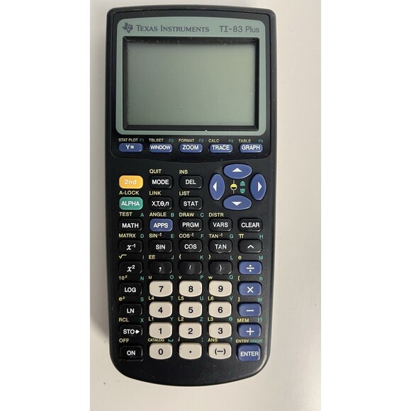 Texas Instruments TI-83 Plus Graphing Calculator With Cover - Great Condition - Picture 2 of 4